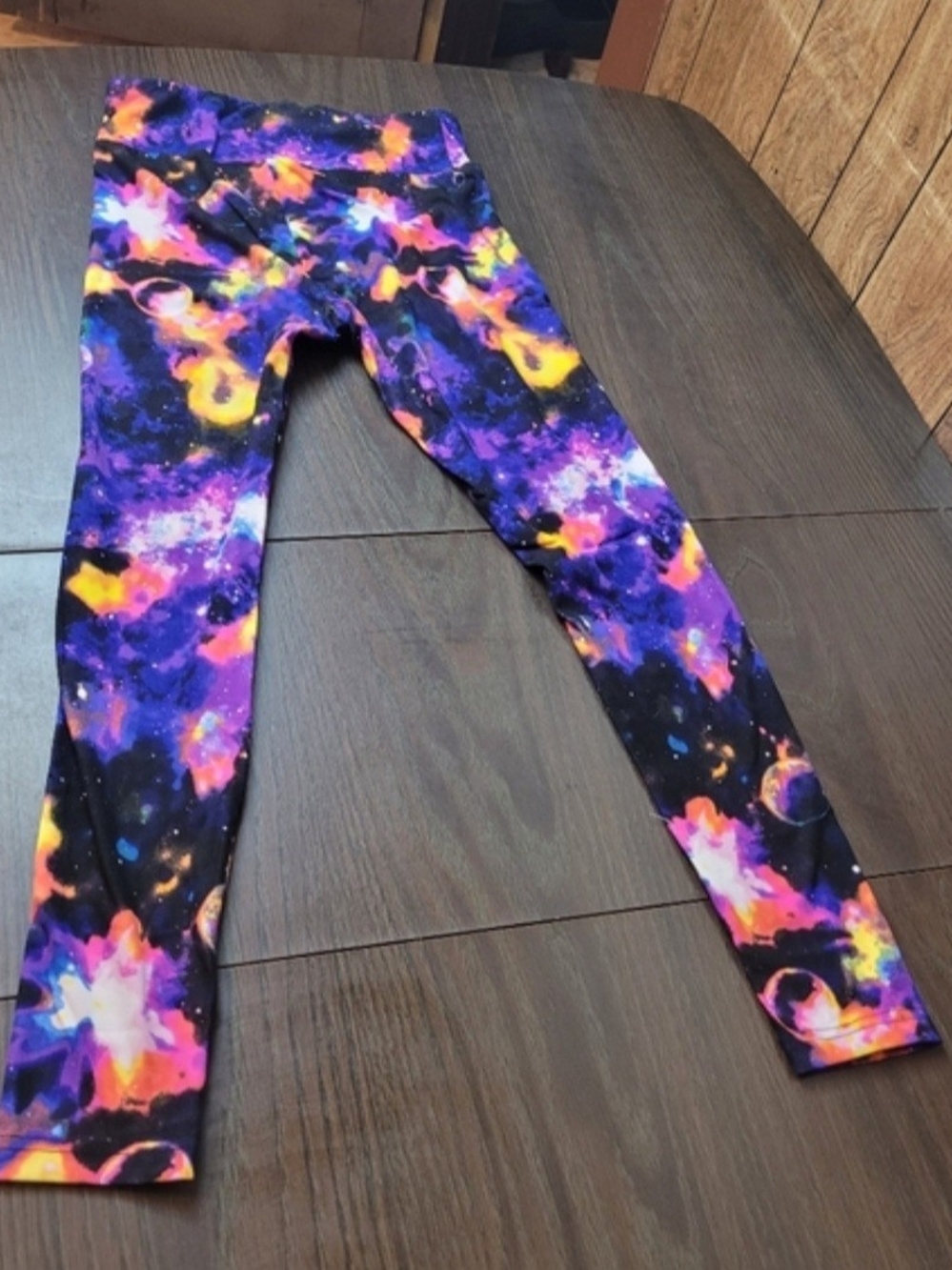 No Boundaries Galaxy Print Leggings Medium